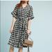 Anthropologie Dresses | Anthropologie Isabella Sinclair Gingham Dress | Color: Black/White | Size: Xs