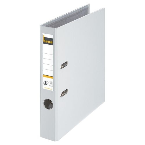 Bene No.1 Power Schmal Ordner DIN A4 52 mm Weiß 2 Ringe 291600WS PP (Polypropylen) Hochformat Image