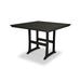 POLYWOOD® Nautical Trestle Bar Outdoor Table Plastic in Black | 42 H in | Wayfair PLB85-T2L1BL