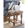 Tommy Bahama Outdoor Harbor Isle Round End Table Metal in Brown | 22 H x 28 W x 28 D in | Wayfair 3935-955