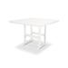 POLYWOOD® Nautical Trestle Bar Outdoor Table Plastic in White | 42 H in | Wayfair PLB85-T2L1WH