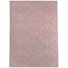 Dakota Fields Monson Straight Rectangular Chair Mat in Pink/White | 108 W x 144 D in | Wayfair 01F75798845142EDA3B5481531286043