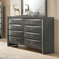 Red Barrel Studio® Lasell 8 Drawer 59" W Double Dresser Wood in Gray | 41 H x 59 W x 17 D in | Wayfair E69F031A8A12454788F9BDFA1C61FA58