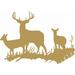 Loon Peak® Buck Deer DOE Hunting Vinyl Wall Decal Vinyl in Black | 16 H x 23 W in | Wayfair C7D39F2D1C6A49F2847C764592200DEF