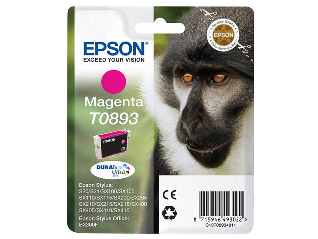 Tinten EPSON C13T08934011 EPSON BX300F TINTE MAGENTA Image