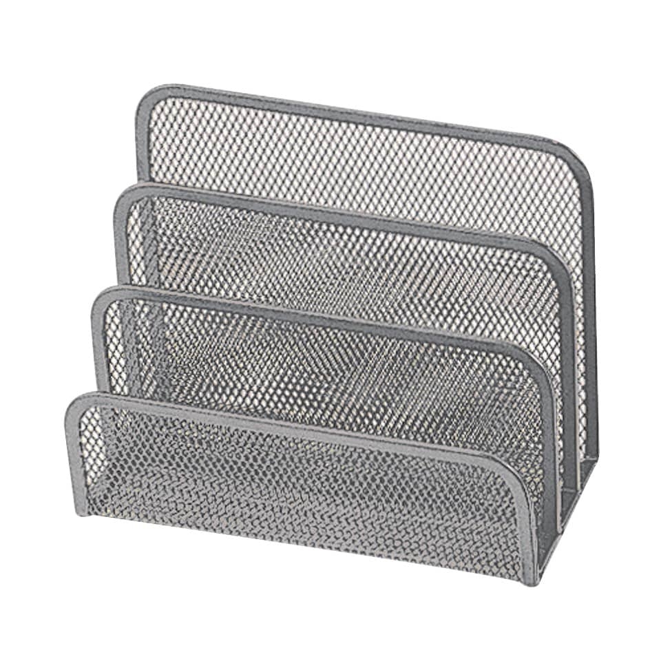 Briefständer, 3 Fächer, silber Q-CONNECT KF00852 Image