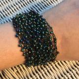 Anthropologie Jewelry | Anthropologie Teal-Tones Beaded Bracelet | Color: Blue/Green | Size: Os