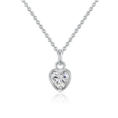 Rafaela Donata - Halskette Herz Sterling Silber Zirkonia in Silber Ketten 1 ct Damen Image