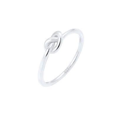 Elli - Knoten Verknotet Trend Basic 925 Sterling Silber Ringe 1 ct Damen