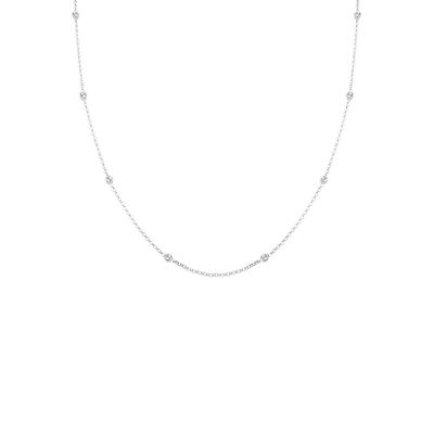 Elli - Solitär Basic Kristalle 925 Silber Ketten 1 ct Damen