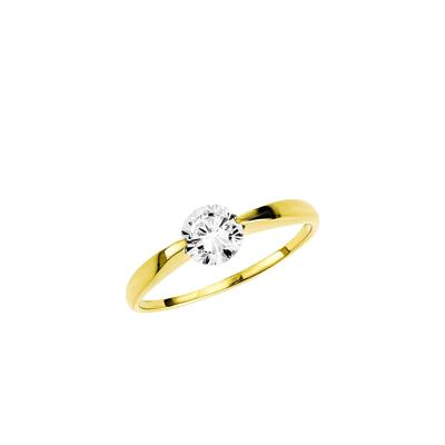 amor - Ring für Damen, Gold 333, Zirkonia synth. Ringe 1 ct Weiss