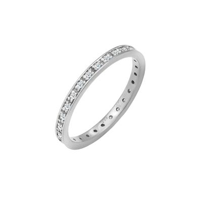 Elli DIAMONDS - Aufsteckring Diamant 0.14 ct. 585 Weißgold Ringe 1 ct Damen