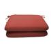 Sol 72 Outdoor™ Outdoor Sunbrella Seat Cushion Acrylic, Polyester in Red | 2 H x 18 W in | Wayfair 8D277C71373F49CFAE1D8343D0A97200