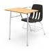Virco 9400BR - 9000 Series Laminate 30" Combo Desk Laminate/Metal | 30 H x 22.75 W x 33.5 D in | Wayfair 4029510