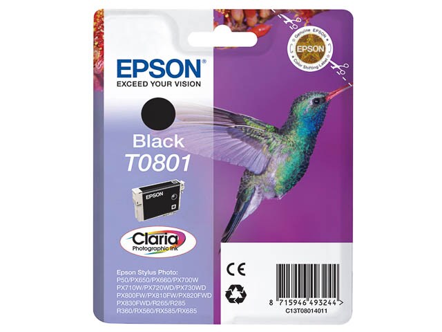 Tinten EPSON C13T08014011 EPSON ST PHRX265 TINTE BLK Image