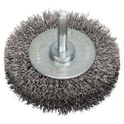 Scheibenbürste, gewellt, rostfrei, 70 mm, 0,3 mm, 15 mm, 4500 U/ min Image