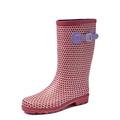 Gevavi Boots ABBY Damen Stiefel, Rot/Weiß/Blau, 36 EU