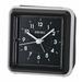 Seiko Ena Analog Quartz Alarm Tabletop Clock Plastic/Acrylic in Black | 3.39 H x 3.39 W x 1.82 D in | Wayfair QHE182KLH