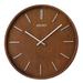 Seiko Pax 13.11" Wall Clock Wood in Brown | 13 H x 13 W x 1.1 D in | Wayfair QXA765BLH