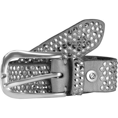 b.belt - Gürtel Leder 1 ct Grau Herren