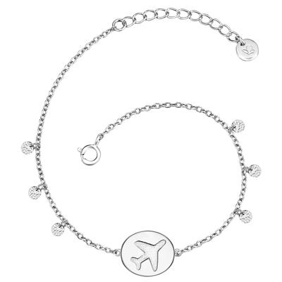 Glanzstücke München - Armband Flugzeug Sterling Silber in Silber Armbänder & Armreife 1 ct Damen Image