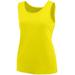 Augusta Sportswear 1705 Women's Training Tank Top in Power Yellow size Large | Polyester