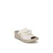 Women's Smile Sandals by BZees in Cream Mesh (Size 9 1/2 M)