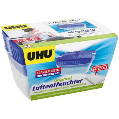 Uhu Luftentfeuchter Original, Bekämpft Feuchtigkeit und Schimmel in Wohnräumen, 1000g