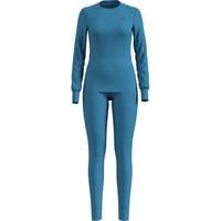 ODLO Damen Funktions-Wäscheset Active Sports Underwear Warm, Größe XL in Blau