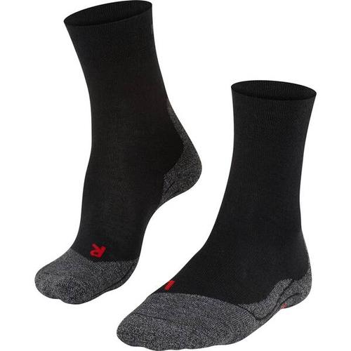 FALKE TK2 Sensitive Damen Socken, Größe 37-38 in Schwarz