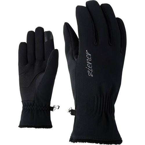 ZIENER Damen Handschuhe Ibrana Touch Lady Glove Multisport, Größe 6 in Schwarz