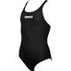 arena Mädchen Sport Badeanzug Solid Swim Pro, Größe 128 in Schwarz