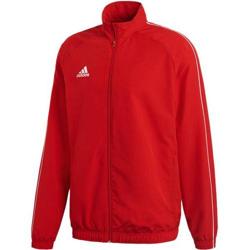 adidas Herren Core 18 Präsentationsjacke, Größe S in Rot