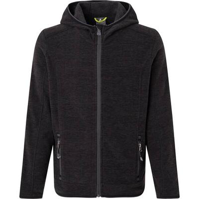 McKINLEY Kinder Fleecejacke Choco III, Größe 116 in Schwarz/Melange