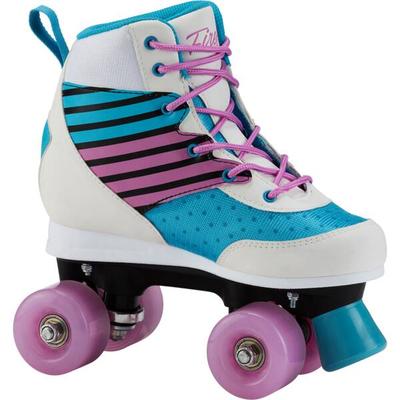 FIREFLY Kinder Inline-Skates Roller Disco, Größe 35 in Türkis, Pink, Weiß