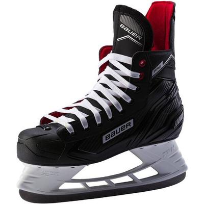 BAUER Kinder Eishockey-Schlittschuhe "Pro Skate Jr.", Größe 38 ½ in Schwarz/Weiß/Rot