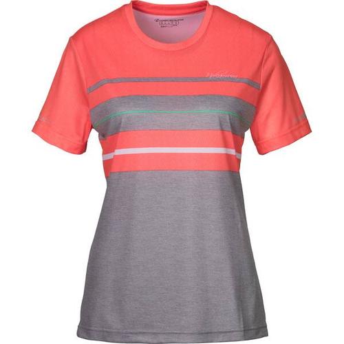 NAKAMURA Damen T-Shirt Eraclea, Größe 38 in Rot/Grau/Weiß