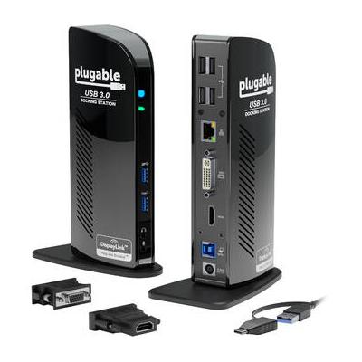 Plugable UD-3900 USB 3.0 Dual-Display Docking Station for Windows UD-3900