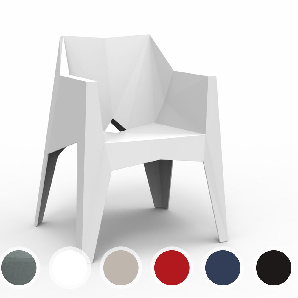 Vondom »VOXEL« Outdoor Sessel Lackiert Hochglanz / White