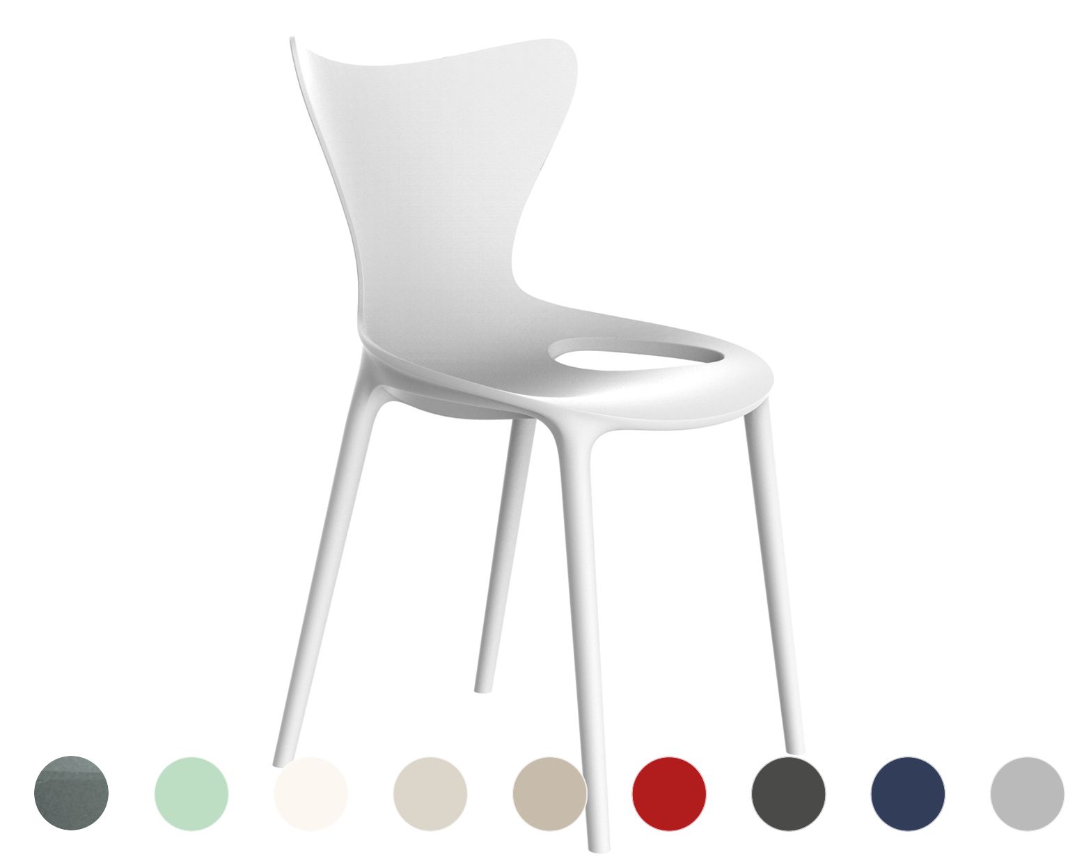 Vondom »LOVE« Outdoor Stuhl recycelter Kunststoff / Manta