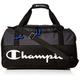 Champion Unisex-Erwachsene Velocity Duffel Bag Sportsack, grau/schwarz, Einheitsgröße