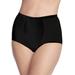 Plus Size Women's Brief 2-Pack Power Mesh Tummy Control by Secret Solutions in Black (Size 2X) Underwear