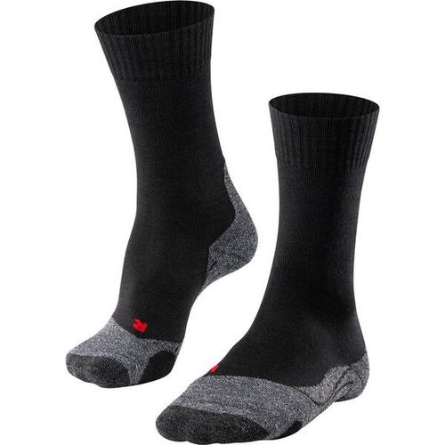 FALKE TK2 Damen Socken, Größe 39-40 in Schwarz