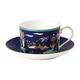 Wedgwood Wonderlust Teacup & Saucer Set, 5 oz, Blue Pagoda