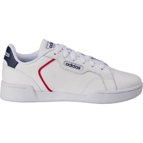 ADIDAS Kinder Sneaker Roguera, Größe 37 ⅓ in Weiß/Dunkelblau/Rot