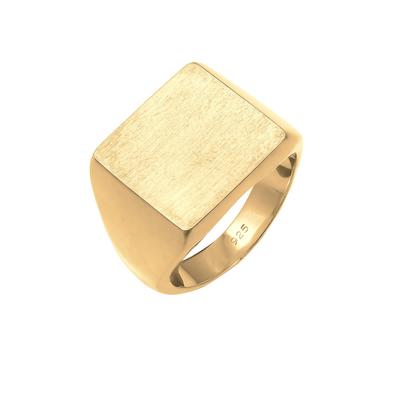 Elli - Siegelring Royal Matt Geo Quadrat Trend 925 Silber Ringe 1 ct Damen Image