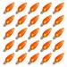 Vickerman 648148 - 0.96 watt 130 volt C9 Intermediate Screw Orange LED (25 pack) Christmas Light Bulbs (XLEDSC98-25)