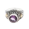Twilight Time,'Balinese Style Amethyst Cocktail Ring'