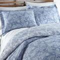 Charlton Home® Bayboro 3 Piece Reversible Comforter Set Polyester/Polyfill/Microfiber in Blue | Twin/Twin XL Comforter + 1 Standard Sham | Wayfair