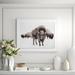 Four Hands Art Studio 'Colored Bison V2' Framed Drawing Print Metal in Brown/Gray | 32 H x 40 W x 2.5 D in | Wayfair PG.AMB054.FP.0004.W